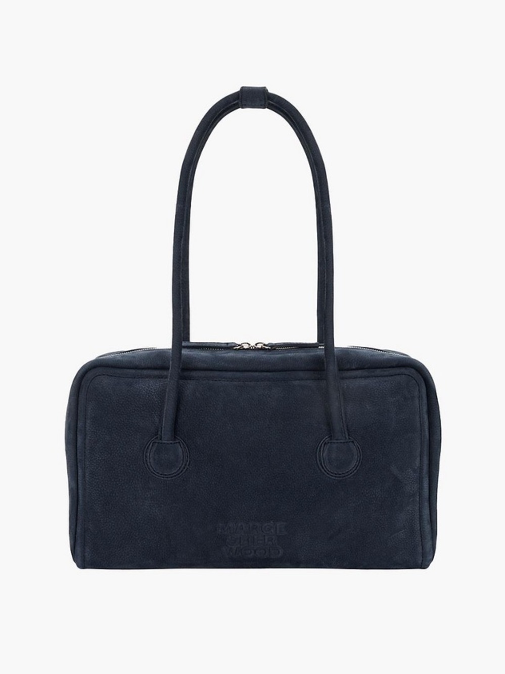 MARGE SHERWOOD SOFT BOSTON NUBUCK SHOULDER BAG INDIGO